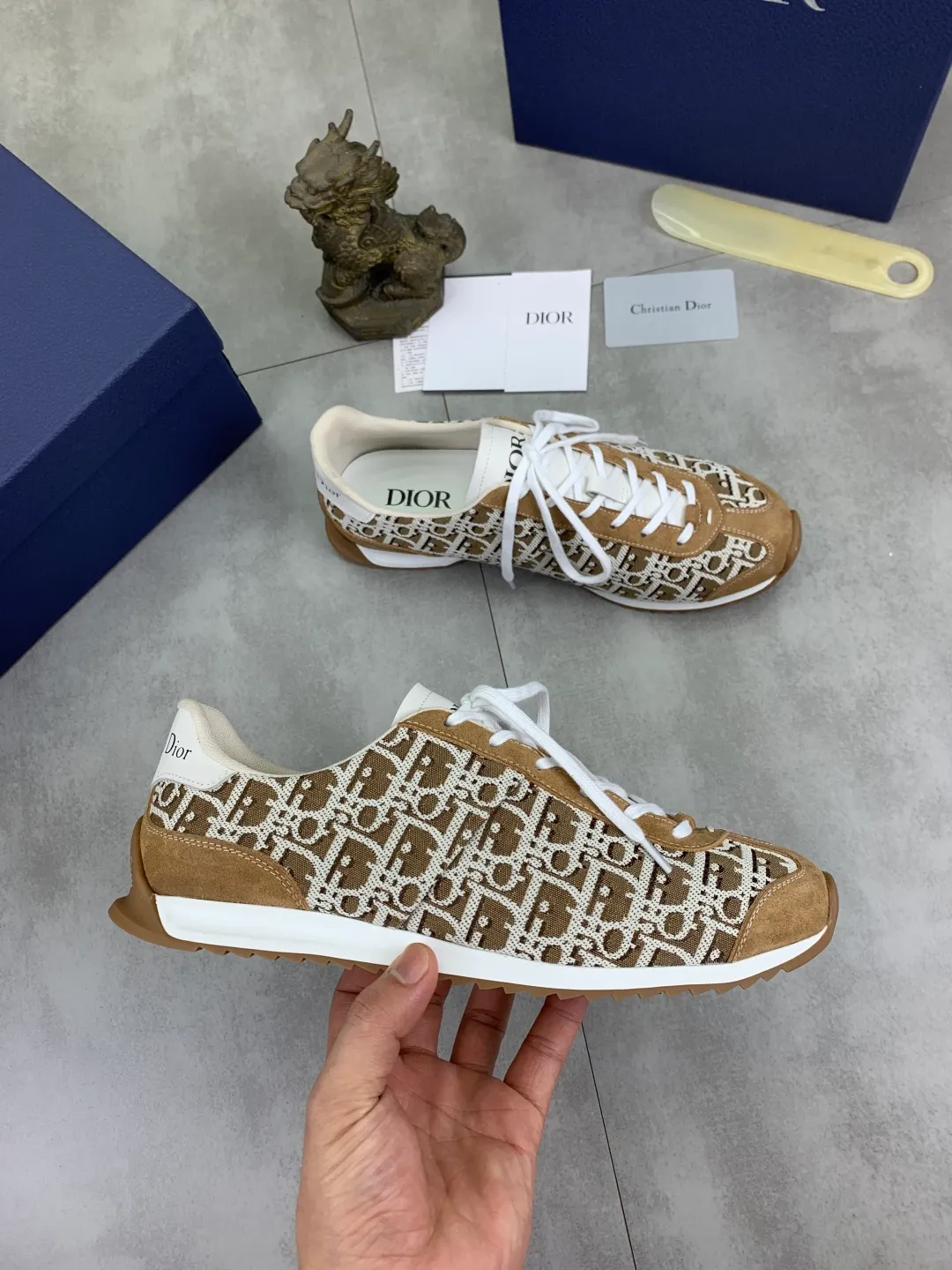 Men's Men's Shoes💰P420💰[New Style]🆘[Dior] 2025 Dior Original Lace-up Low-top Men's Shoes Classic casual shoes 🔥This model is the official flagship model with high quality and made by famous original designers. It is made of high-quality cowhide with original materials➕comfortable and breathable mesh lining➕pigskin insole. The perfect last shape and generous and fashionable design have attracted many consumers and are suitable for drivers to drive🚗. What you want is the best quality in the market. Color: 8️⃣Color Code number: 38--44 (45 46 customized)